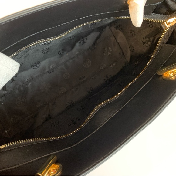 Tory Burch Savannah Small Flat Tote Bag - Picture 9 of 11